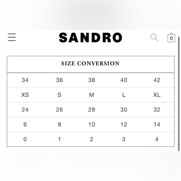 Sandro Hearty Lace Fit & Flare Cocktail Dress Medium - Picture 16 of 16